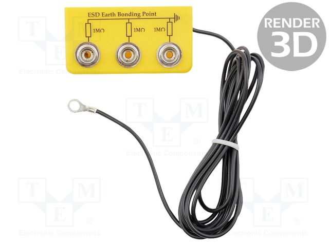 Grounding of cable systems; ESD; 2.9m; 45g