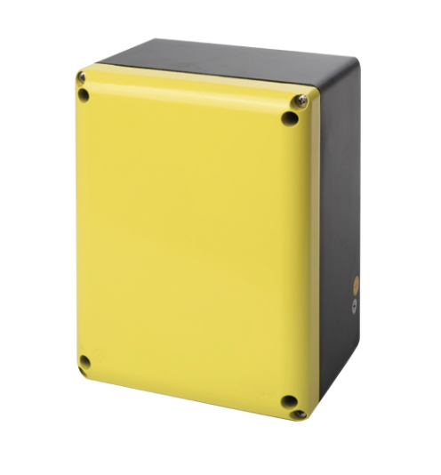 BOX METAL 150X200 YELLOW-BLACK - ATEX