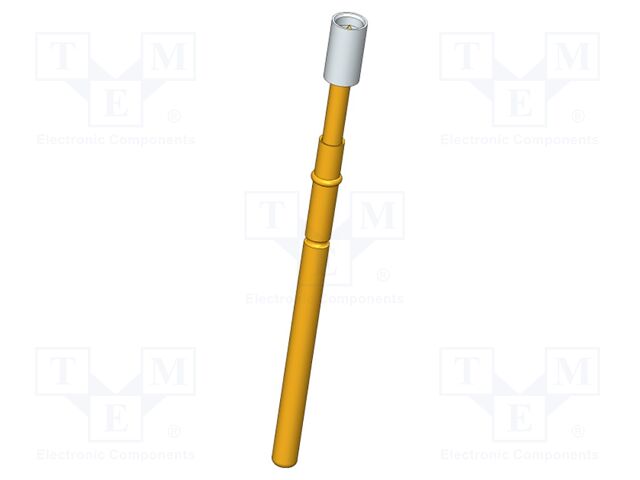 Test needle; Operational spring compression: 4mm; 8A; Ø: 2.3mm