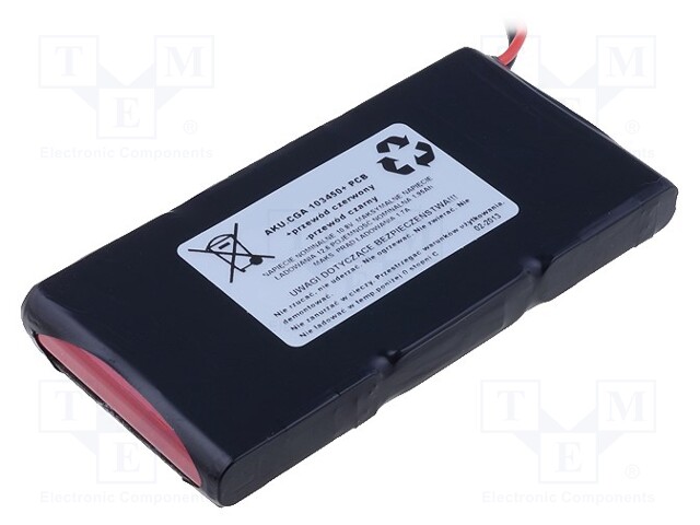 Re-battery: Li-Ion; Cell: PANASONIC; 103450; 11.1V; 1850mAh; 3.5A
