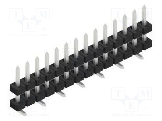 Connector: pin strips; pin header; male; PIN: 14; 2mm; SMT; 1x14