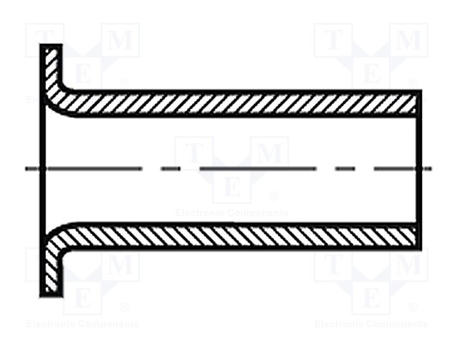 Rivet; brass; Rivet diam: 4mm; L.rivet: 20mm; BN 572; DIN 7340A
