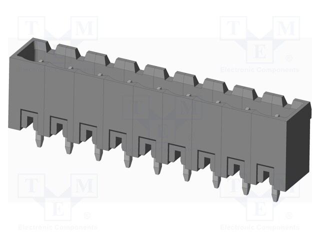 Connector: pluggable terminal block; socket; male; on PCBs