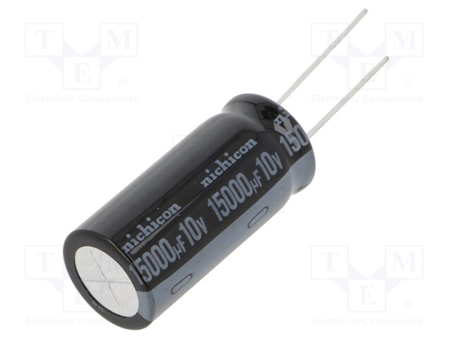 Capacitor: electrolytic; THT; 15000uF; 10VDC; Ø16x35.5mm; ±20%
