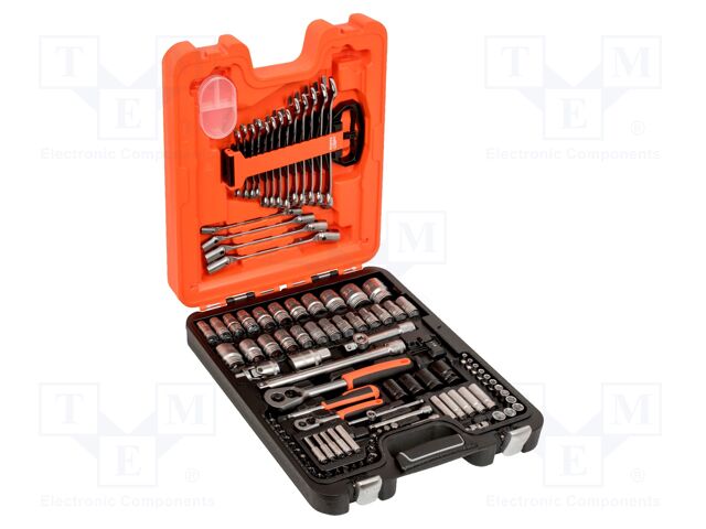 Wrenches set; Chrom-vanadium steel; 106pcs.