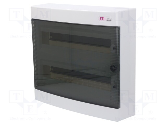 Enclosure: for modular components; IP40; white; No.of mod: 36