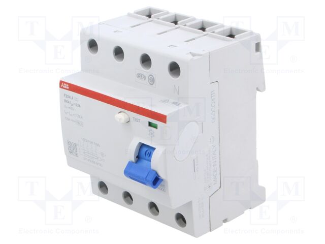 RCD breaker; Inom: 100A; Ires: 500mA; Max surge current: 5000A