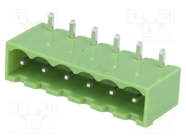 Pluggable terminal block; Contacts ph: 5.08mm; ways: 6; socket