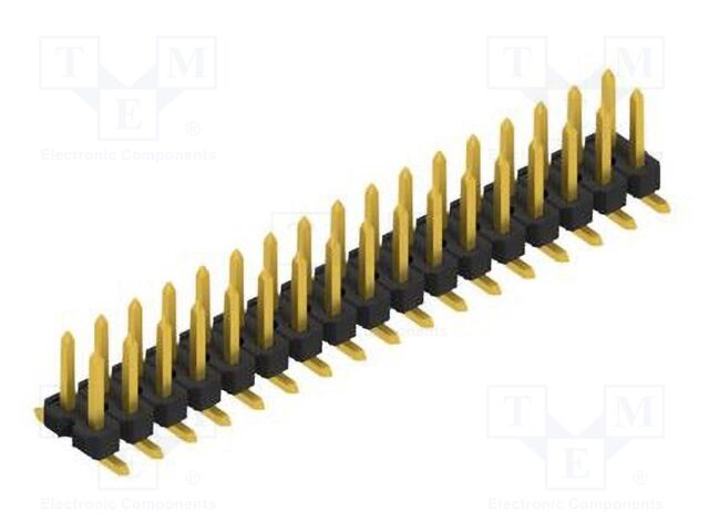 Connector: pin strips; pin header; male; PIN: 34; 2.54mm; SMT; 2x17