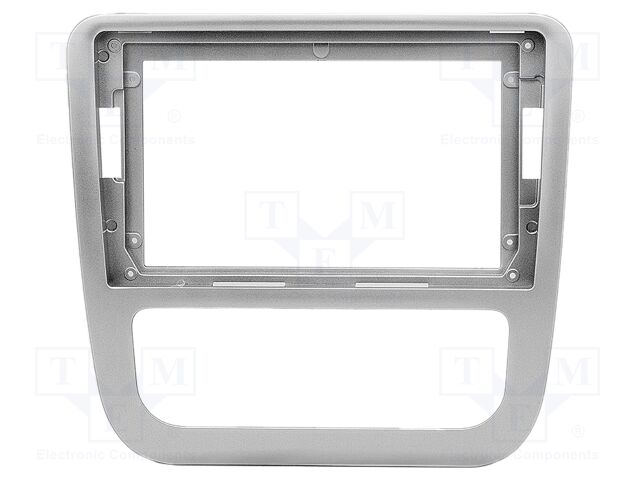 Radio frame; VW; silver; 9"
