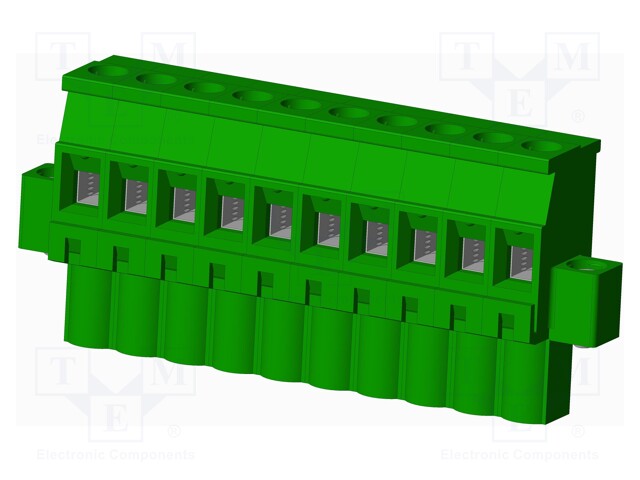 Connector: pluggable terminal block; plug; female; angled 90°