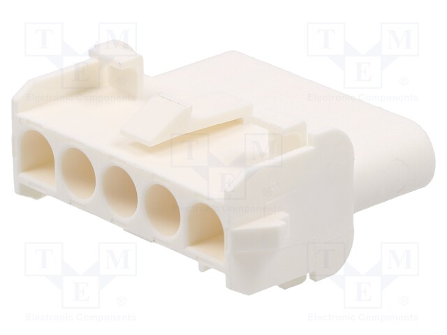 Plug/socket; wire-wire; male/female; MLX; 6.35mm; PIN: 5; UL94V-2