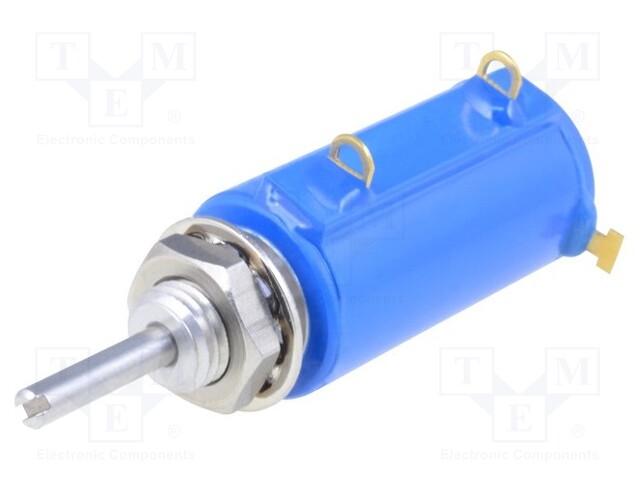 Potentiometer: shaft; multiturn; 10kΩ; 1W; ±5%; 2.4mm; linear; IP40