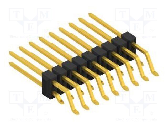 Connector: pin strips; pin header; male; PIN: 18; 2.54mm; SMT; 2x9