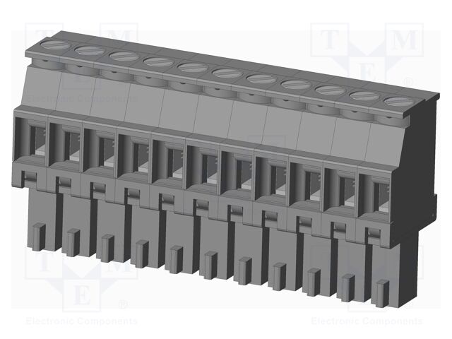 Connector: pluggable terminal block; plug; female; angled 90°