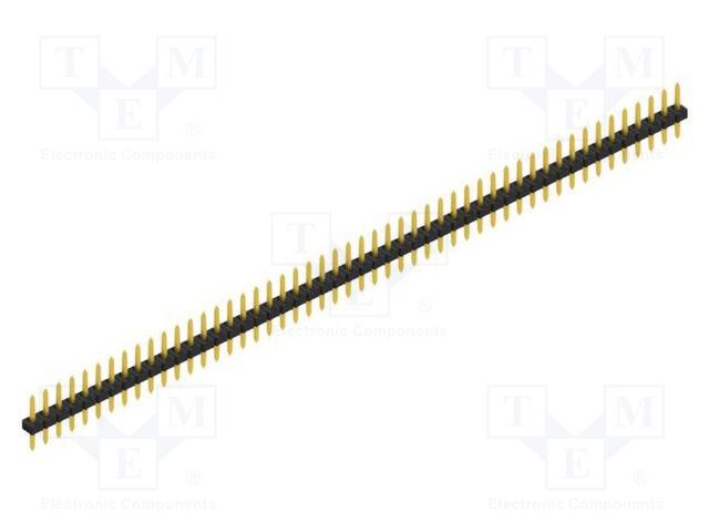 Connector: pin strips; pin header; male; PIN: 50; 2mm; THT; 1x50