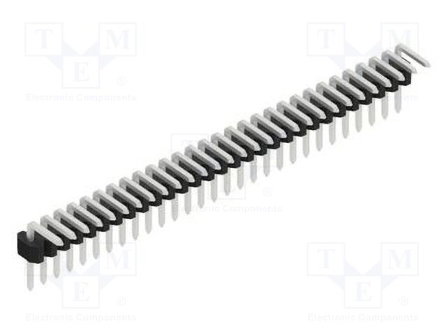 Connector: pin strips; pin header; male; PIN: 29; 1.27mm; THT; 1x29