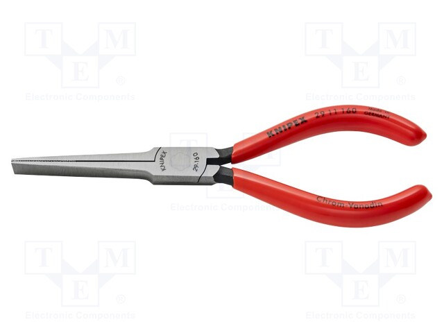 Pliers; flat,elongated,telephone; 160mm