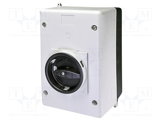Switch housing; IP55; black-grey