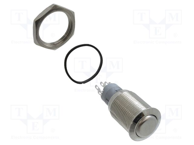 Switch: vandal resistant; Pos: 2; DPDT; 2A/48VDC; IP40; ON-(ON)