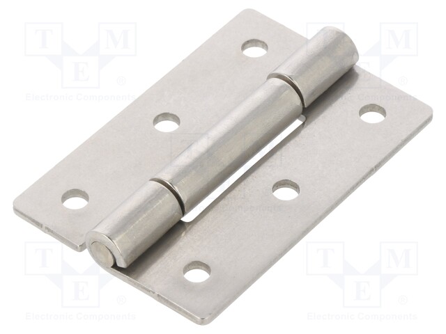 Hinge; Width: 40mm; stainless steel; H: 60mm