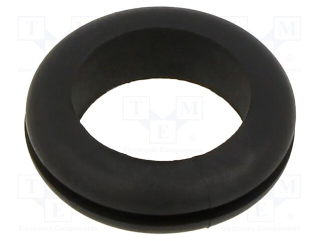 Grommet; black; UL94HB; TPR