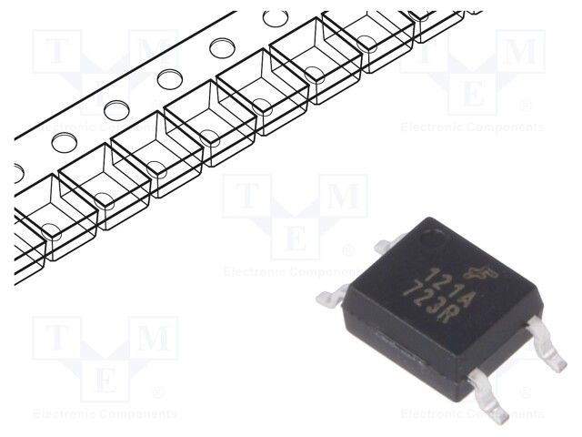 Optocoupler; SMD; Channels: 1; Out: transistor; 80V; Mini-flat 4pin