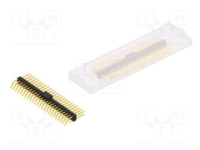 Connector: pin strips; pin header; male; PIN: 48; 2.54mm; SMT; 2x24