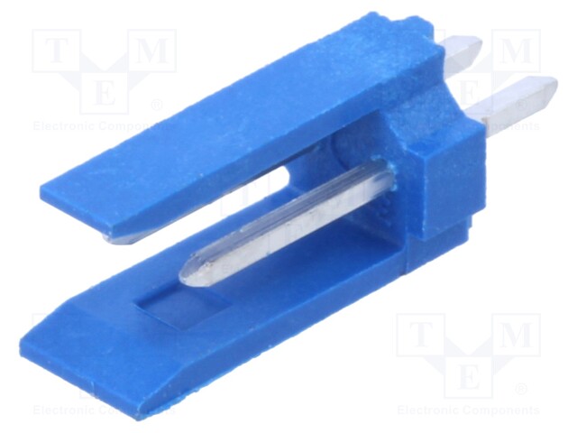 Socket; wire-board; male; HE14; 2.54mm; PIN: 2; straight; THT; 3A