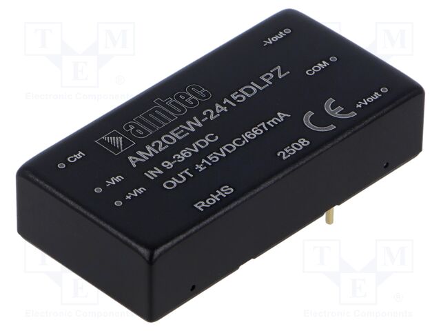 Converter: DC/DC; Protection: short circuit protection SCP