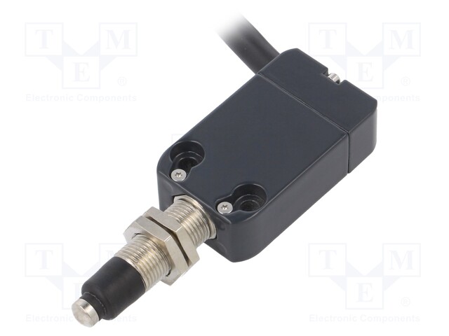 Limit switch; pin plunger Ø7mm and additional fixation; 10A