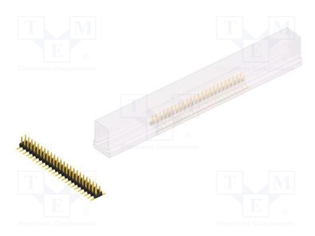 Connector: pin strips; pin header; male; PIN: 48; 2mm; SMT; 2x24