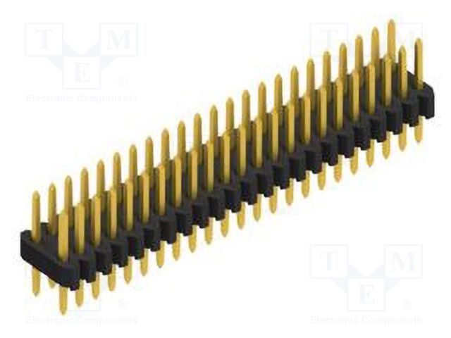 Connector: pin strips; pin header; male; PIN: 46; 1.27mm; THT; 2x23