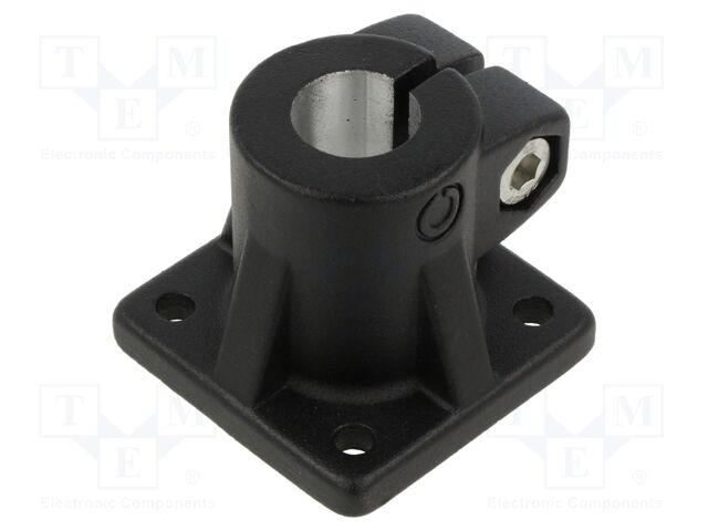Mounting coupler; with flange,with mounting plate; Ø: 20mm