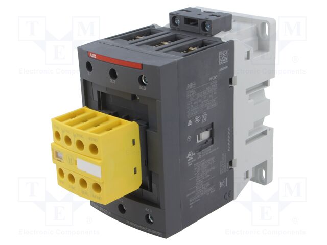 Contactor: 3-pole; NO x3; Auxiliary contacts: NC x2,NO x2; 96A