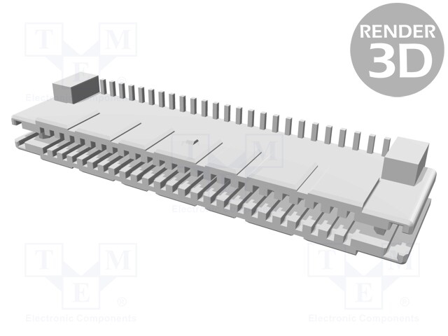 Connector: PCB to PCB; female; PIN: 50; 1mm; Series: SlimStack; 0.5A