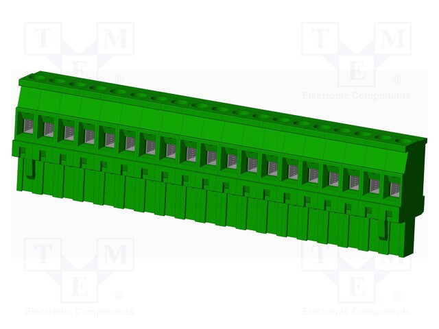 Connector: pluggable terminal block; plug; female; angled 90°