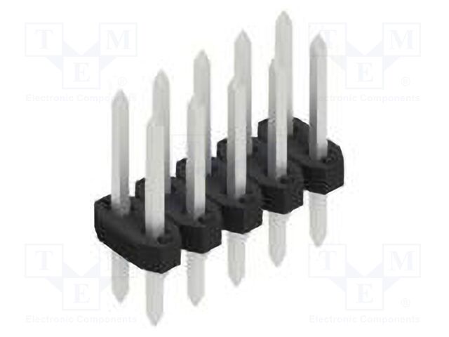 Connector: pin strips; pin header; male; PIN: 10; 2mm; THT; 2x5; 100V