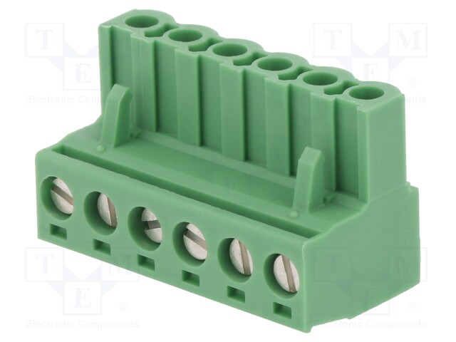 Pluggable terminal block; 5.08mm; ways: 6; straight; plug; female