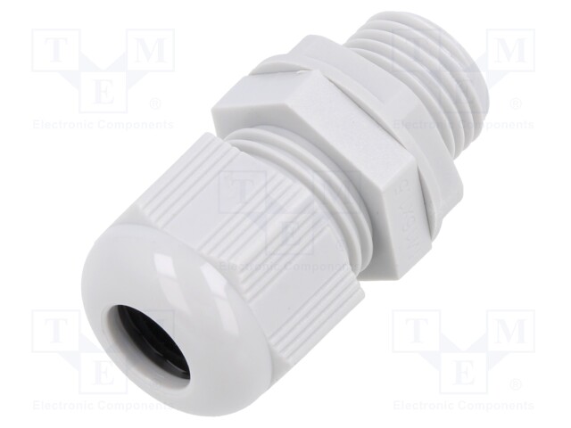 Cable gland; M25; 1.5; IP68; Mat: polyamide; light grey; Entrelec
