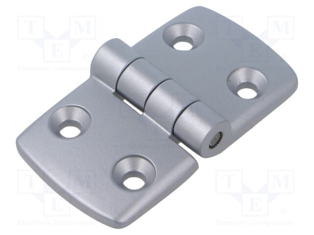 Hinge; Width: 45mm; aluminium; H: 45mm