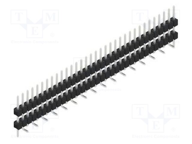 Connector: pin strips; pin header; male; PIN: 33; 2.54mm; SMT; 1x33