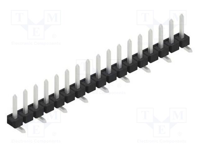 Connector: pin strips; pin header; male; PIN: 17; 2.54mm; SMT; 1x17