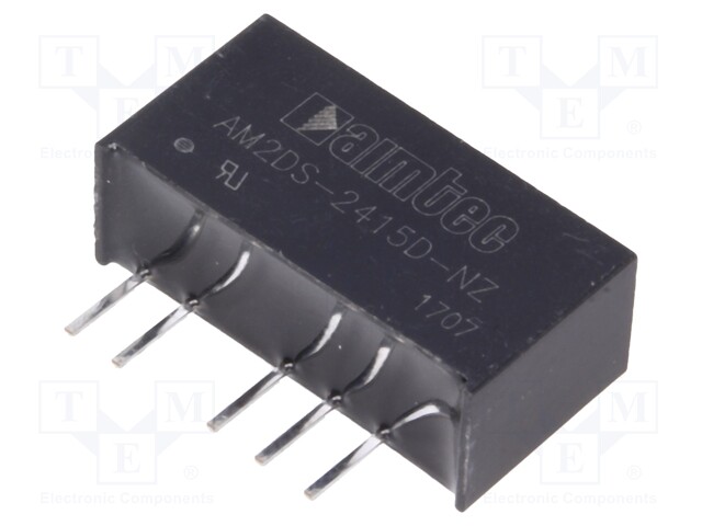 Converter: DC/DC; 2W; Uin: 21.6÷26.4V; Uout: 15VDC; Uout2: -15VDC
