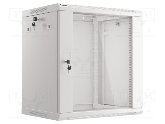 Enclosure: rack cabinet; Standard: 19"; 12U; grey; Z: 450mm; X: 600mm