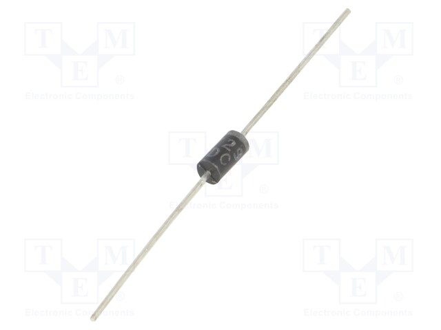 Diode: rectifying; THT; 400V; 2A; Ammo Pack; Ifsm: 70A; DO15; 150ns