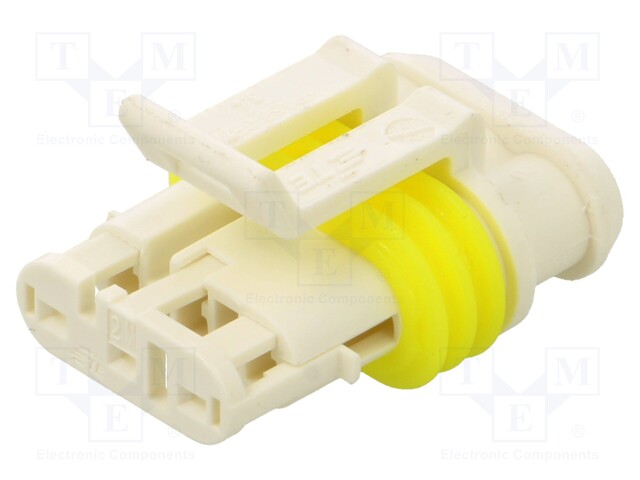 3 POS. PLUG ASSY AMP SUPERSEAL 1.5 SRS