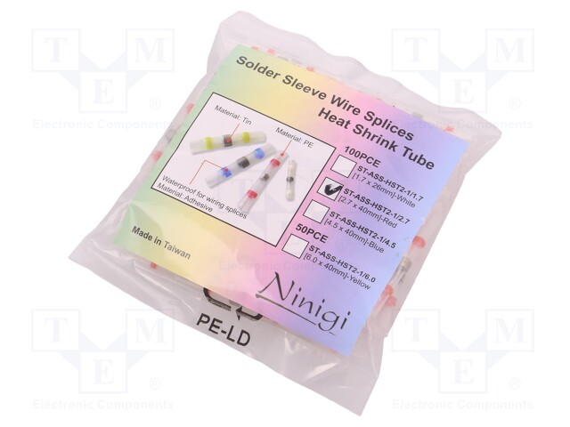 Kit: self-soldering sleeve wire splices; insulated; 0.5÷1.5mm2