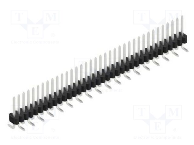 Connector: pin strips; pin header; male; PIN: 36; 1.27mm; SMT; 1x36