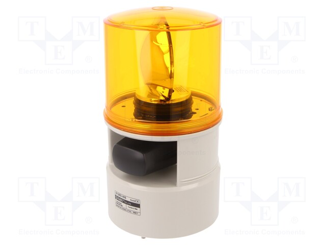 Signaller: lighting-sound; 24VDC; siren,rotating light; IP54